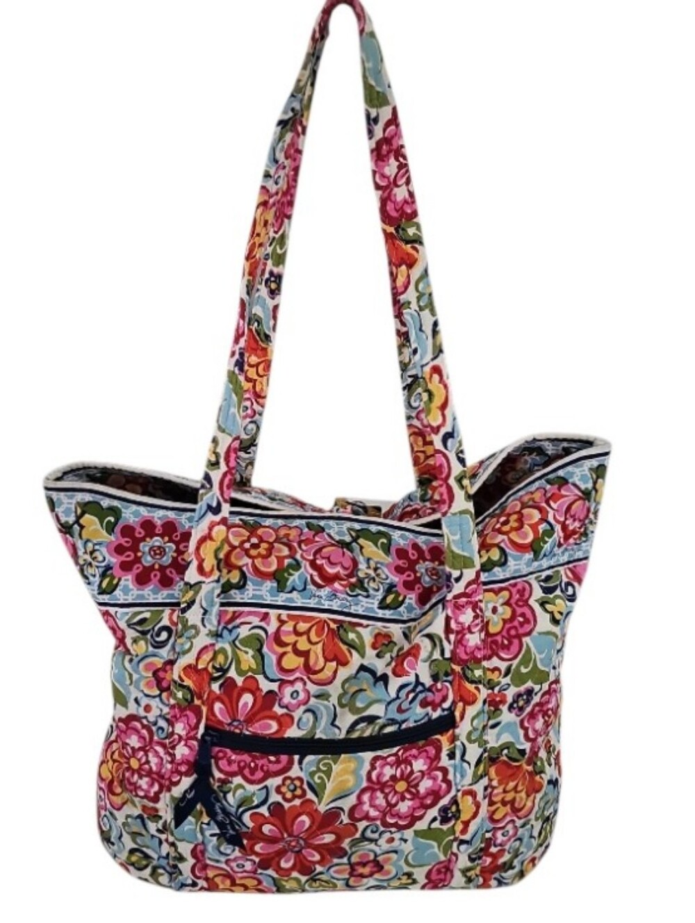 Vera Bradley Hope Garden Tote Bag Vintage Made USA Retired Floral Quilted Bag - Picture 4 of 16